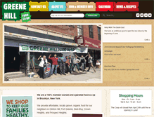 Tablet Screenshot of greenehillfood.coop